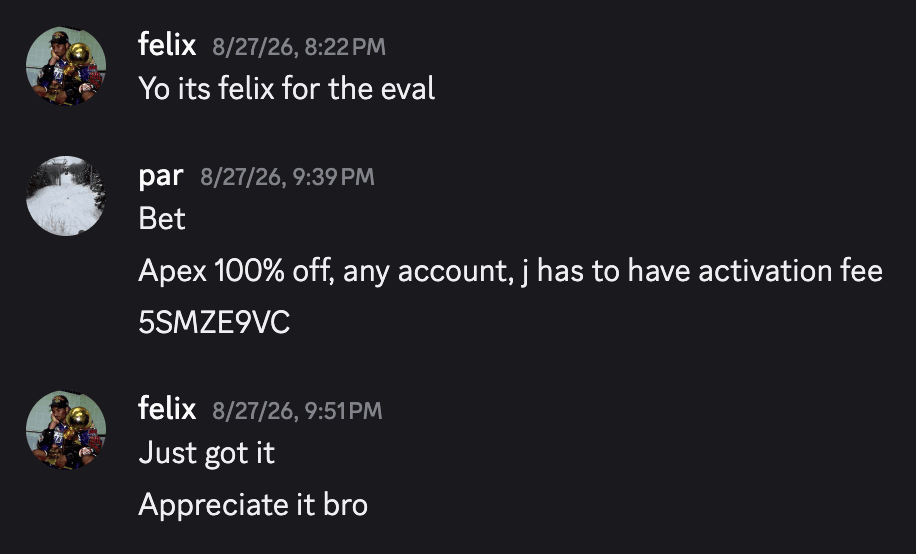 Community giveaway proof 3